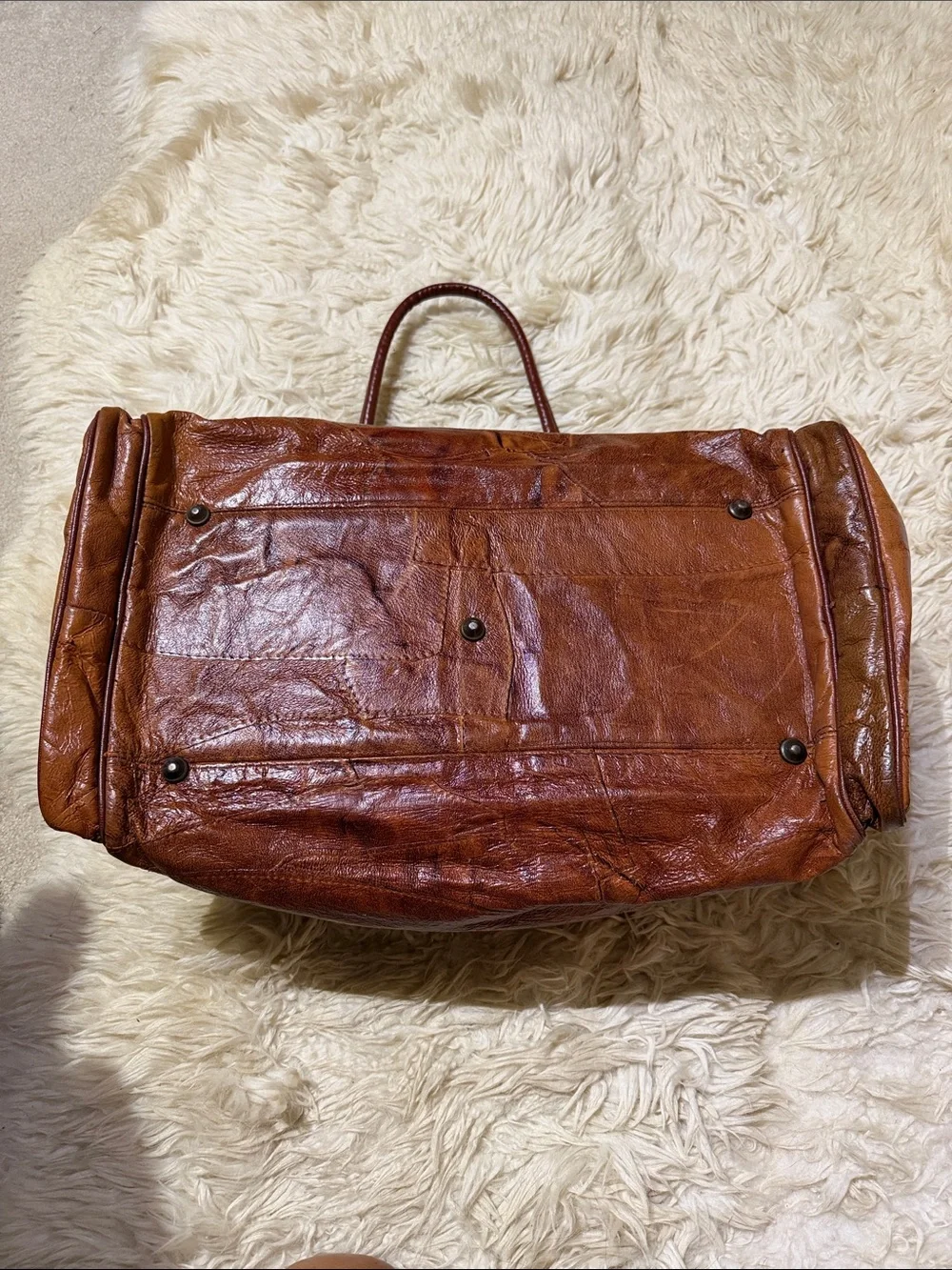 Authentic/ Genuine Leather Tote Bag 20”x10”x9